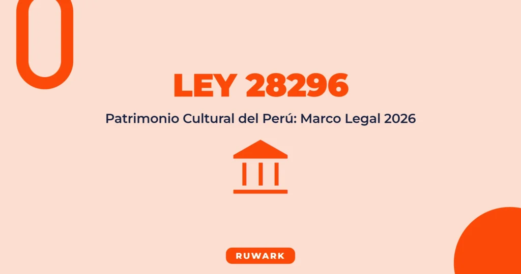 Ley 28296: La Ley General del Patrimonio Cultural del Perú (2026)