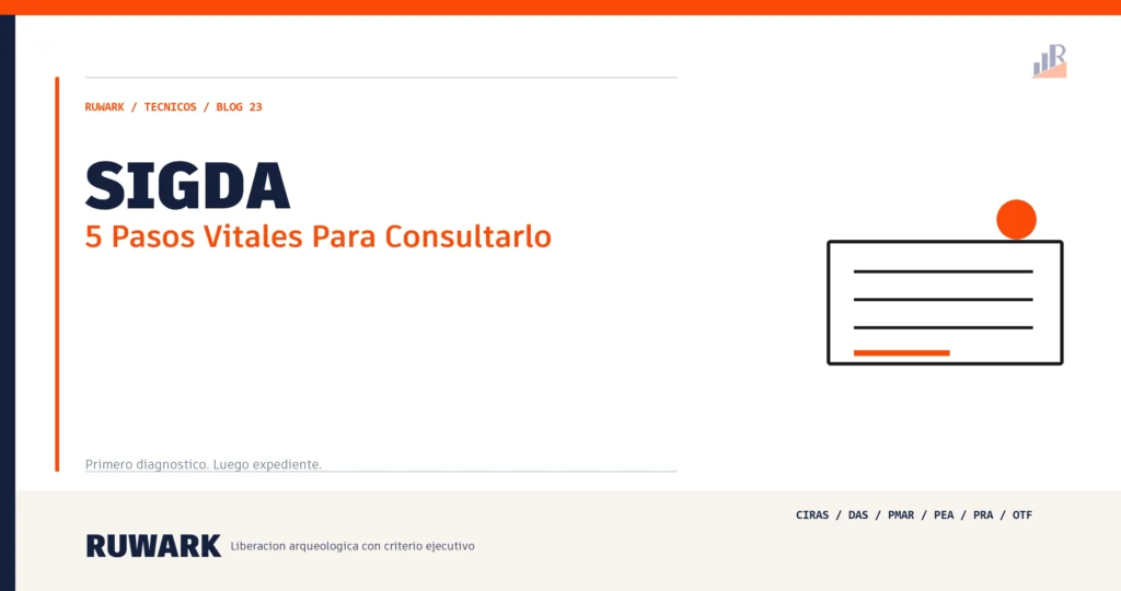 SIGDA: 5 Pasos Vitales Para Consultarlo — RUWARK