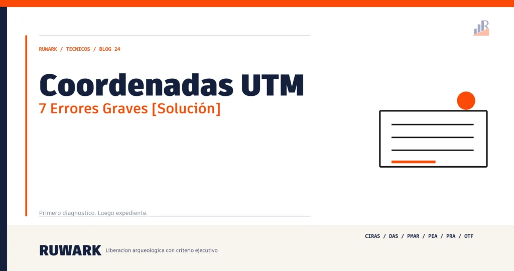 Coordenadas UTM: 7 Errores Graves [Solución] — RUWARK