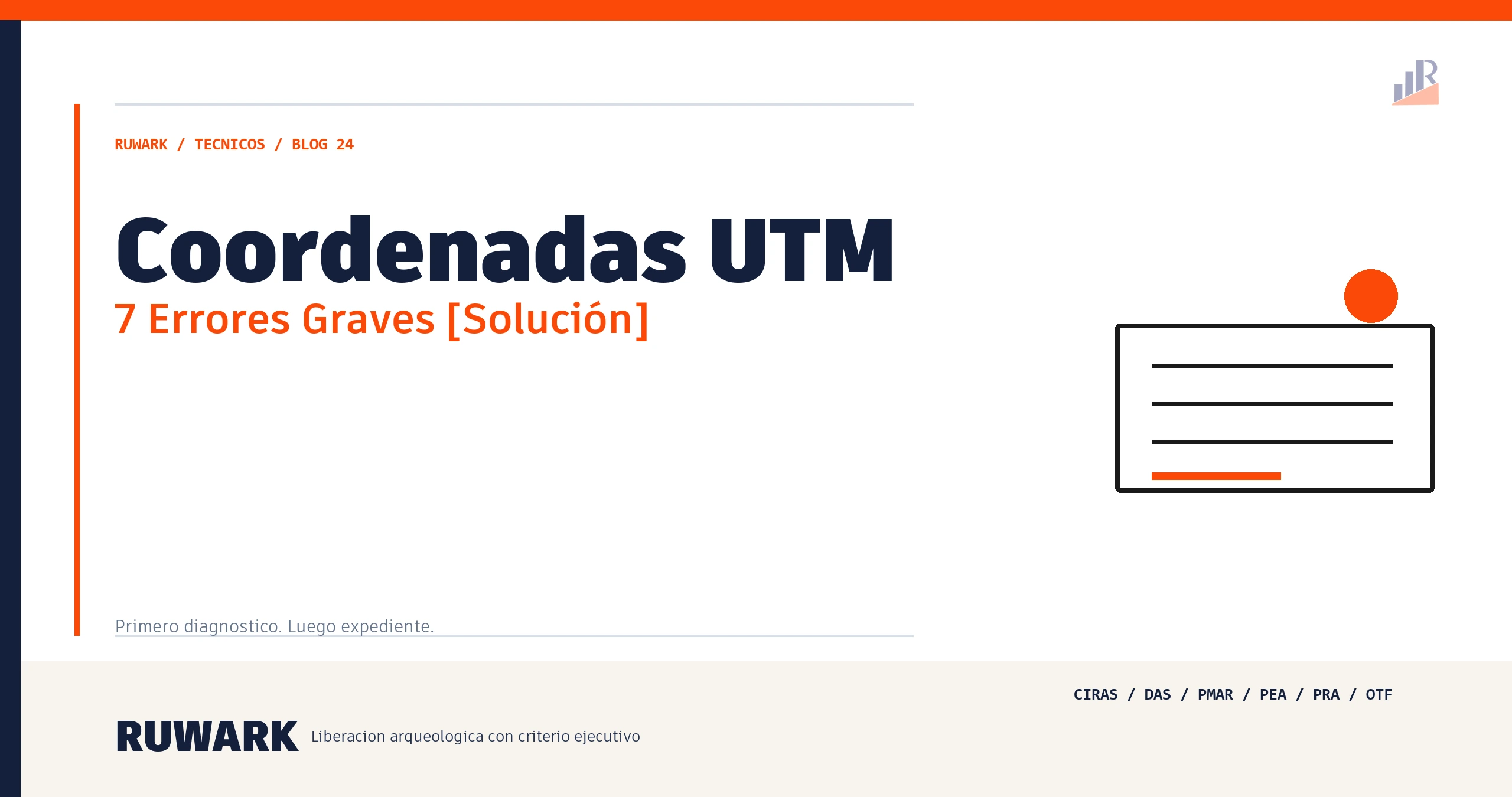 Coordenadas UTM: 7 Errores Graves [Solución] — RUWARK