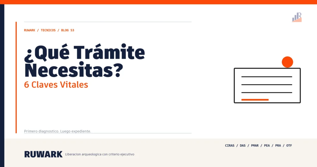 ¿Qué Trámite Necesitas?: 6 Claves Vitales [2026] — RUWARK