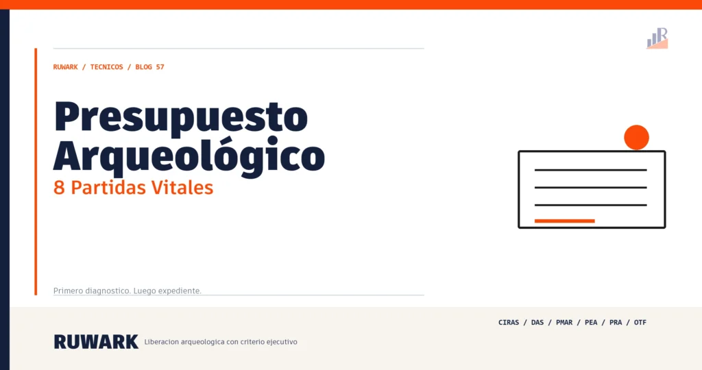 Presupuesto Arqueológico: 8 Partidas Vitales [2026] — RUWARK