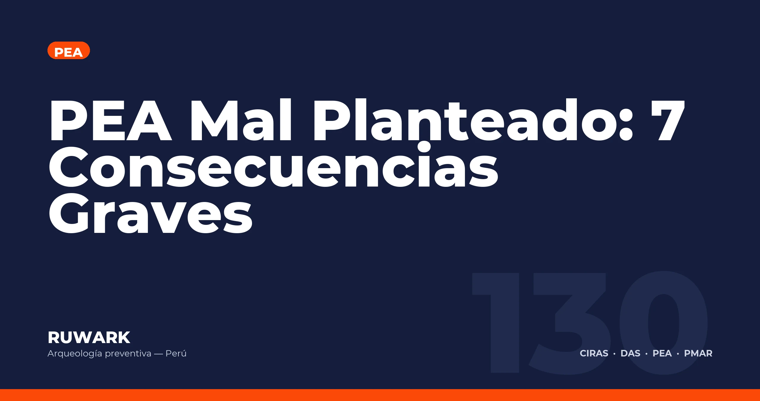 PEA Mal Planteado: 7 Consecuencias Graves — RUWARK