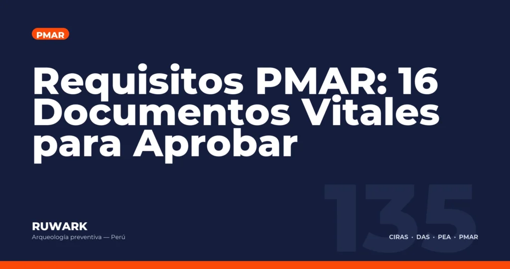 Requisitos PMAR: 16 Documentos Vitales para Aprobar — RUWARK