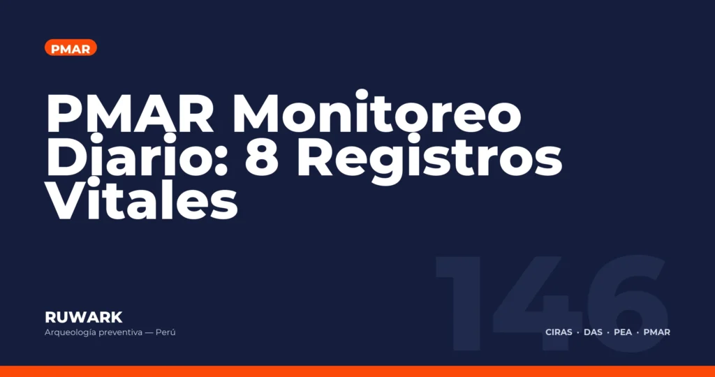 PMAR Monitoreo Diario: 8 Registros Vitales — RUWARK
