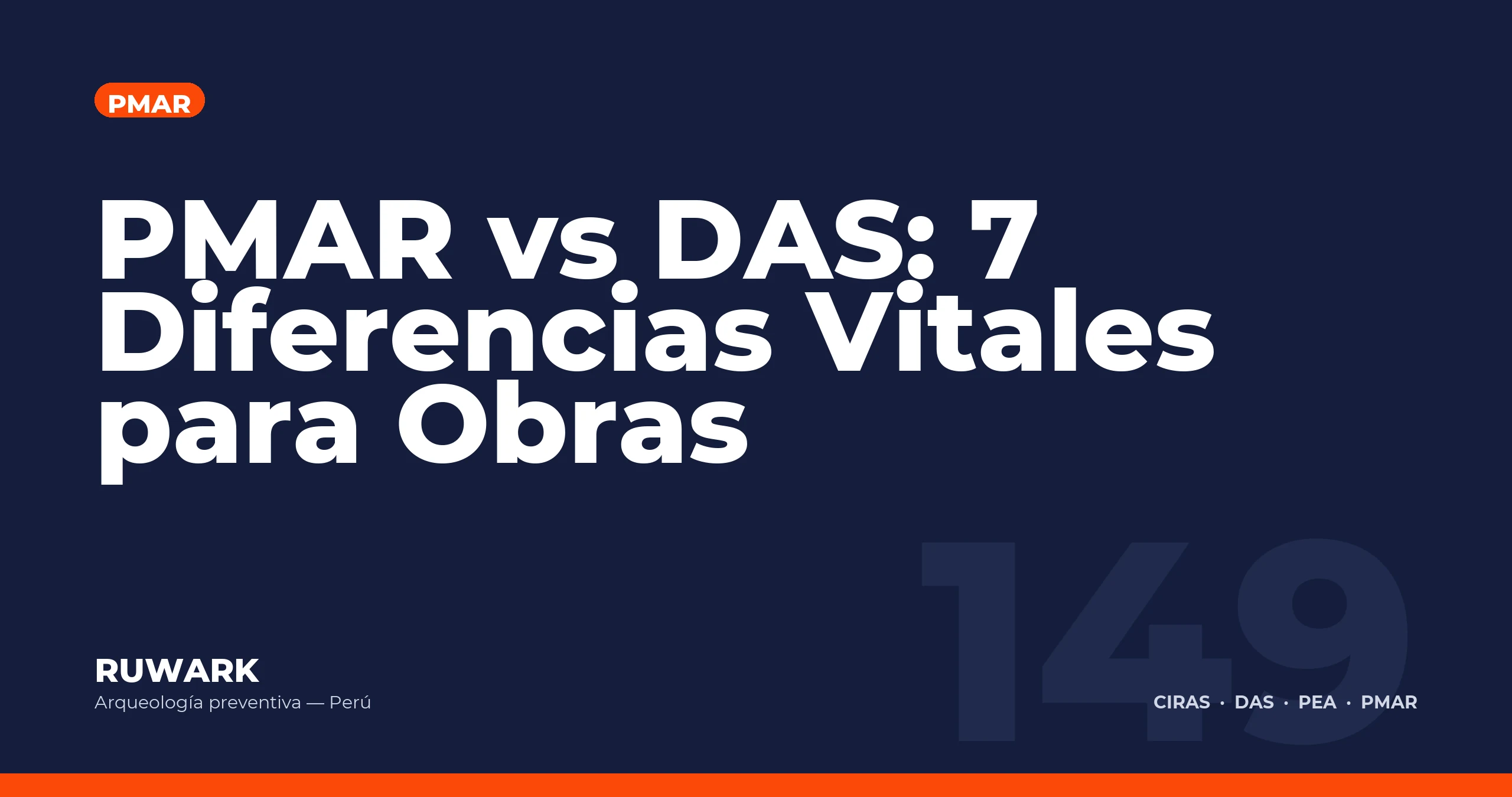 PMAR vs DAS: 7 Diferencias Vitales para Obras — RUWARK