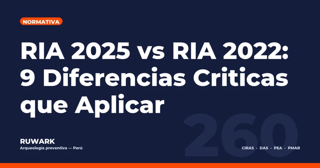 RIA 2025 vs RIA 2022: 9 Diferencias Criticas que Aplicar — RUWARK