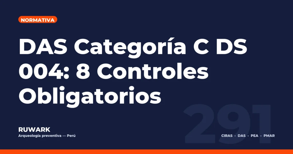 DAS Categoría C DS 004: 8 Controles Obligatorios — RUWARK