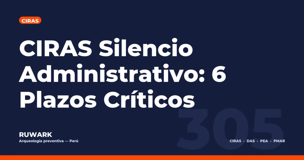CIRAS Silencio Administrativo: 6 Plazos Críticos — RUWARK