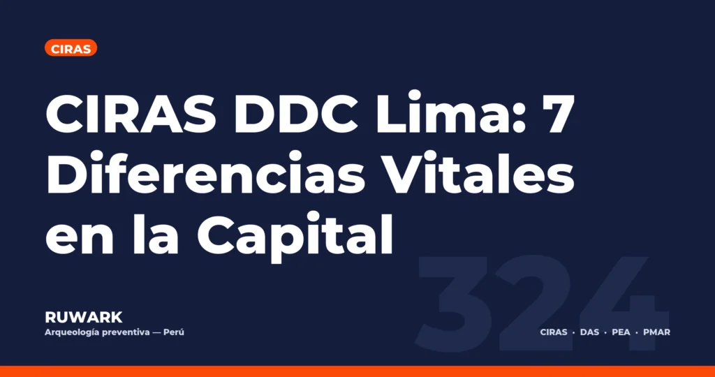 CIRAS DDC Lima: 7 Diferencias Vitales en la Capital — RUWARK