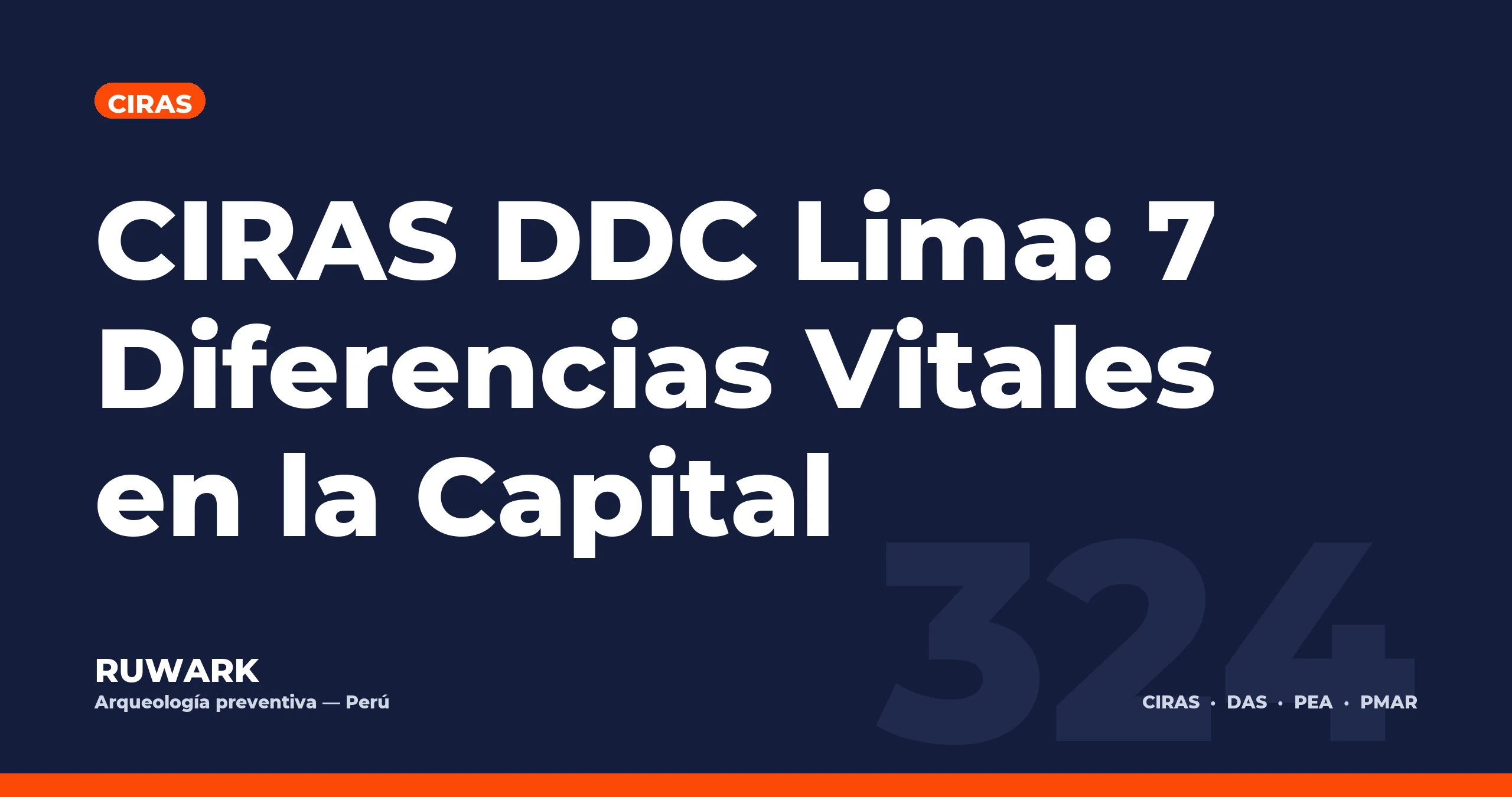 CIRAS DDC Lima: 7 Diferencias Vitales en la Capital — RUWARK