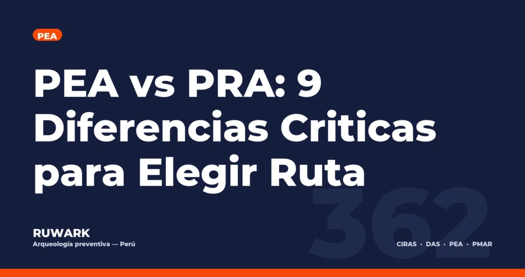 PEA vs PRA: 9 Diferencias Criticas para Elegir Ruta — RUWARK