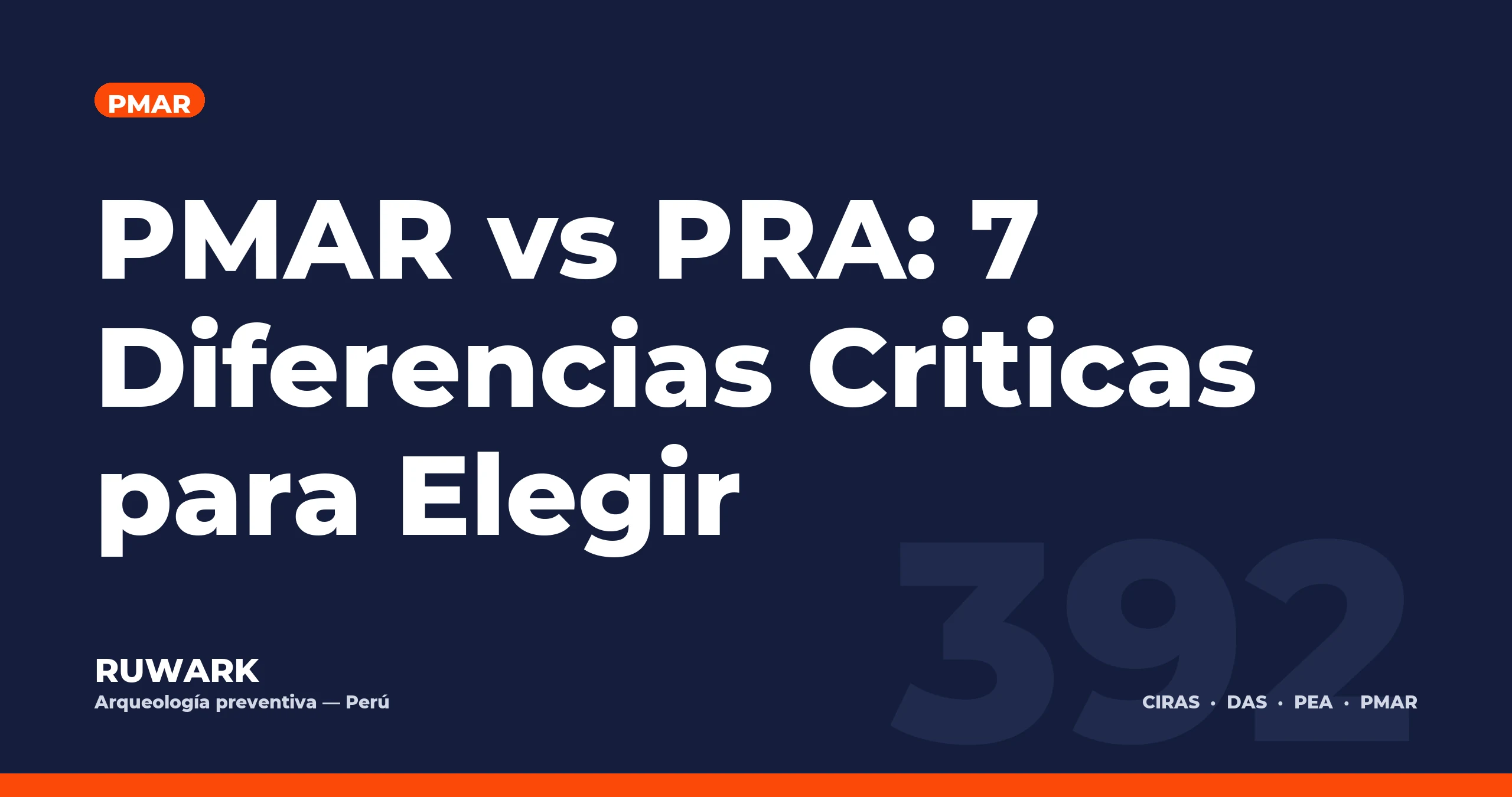 PMAR vs PRA: 7 Diferencias Criticas para Elegir — RUWARK