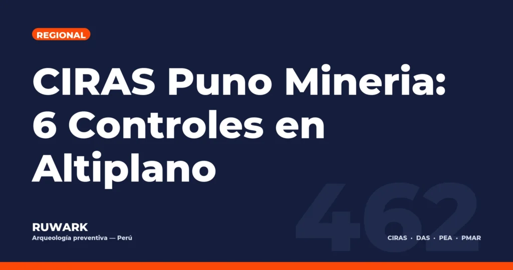 CIRAS Puno Mineria: 6 Controles en Altiplano — RUWARK
