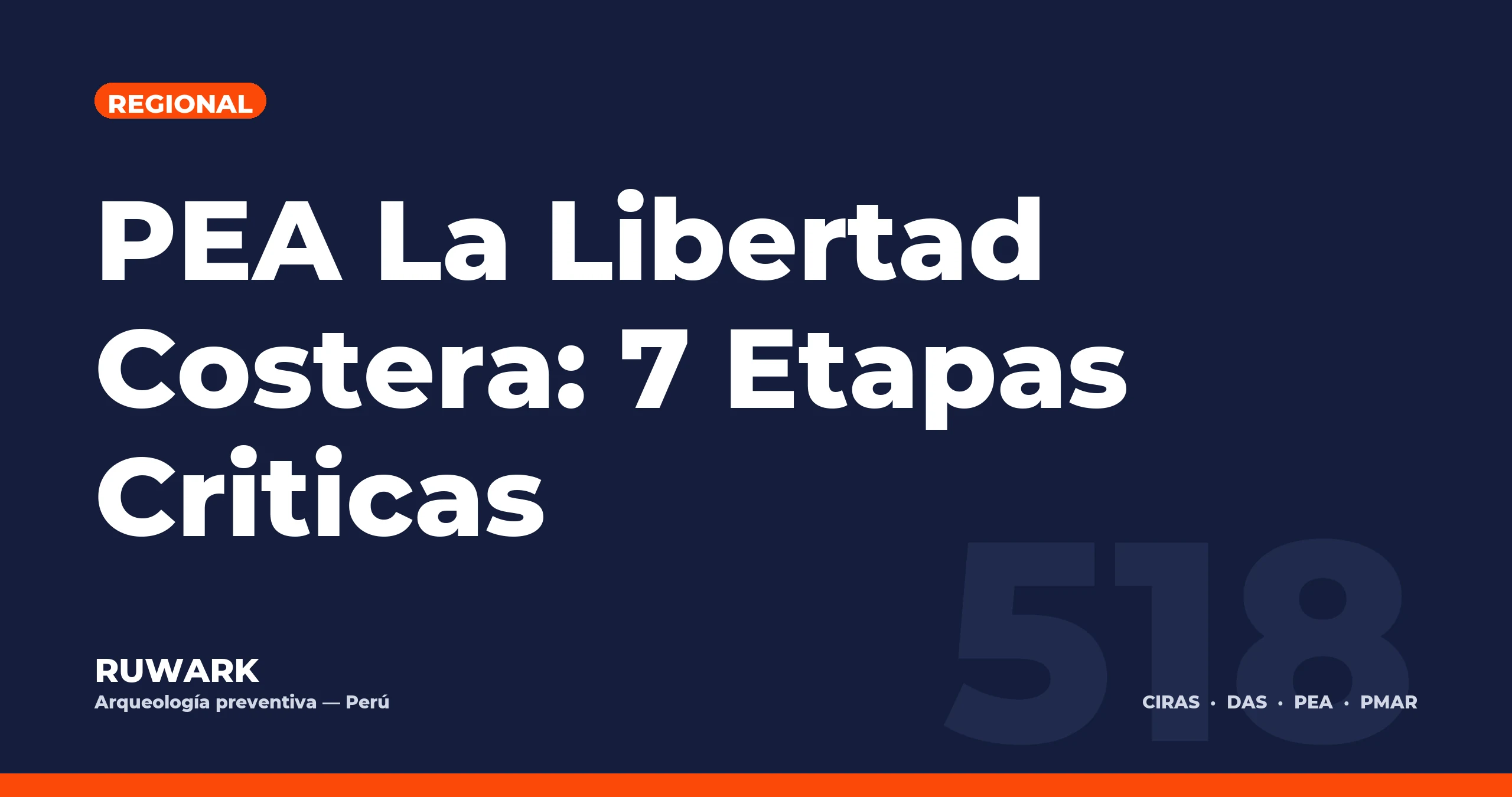 PEA La Libertad Costera: 7 Etapas Criticas — RUWARK