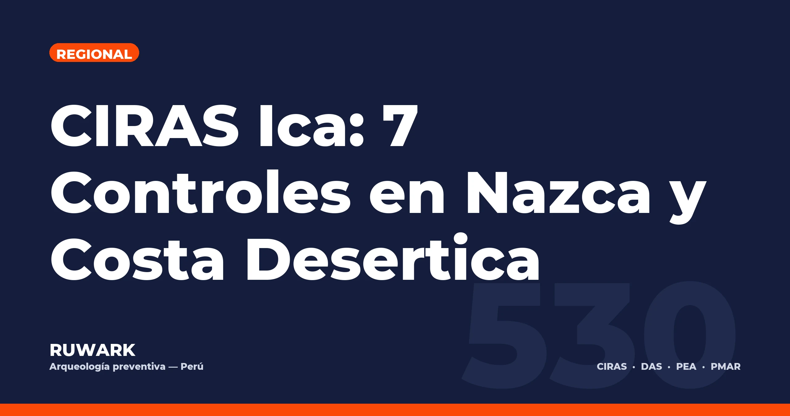 CIRAS Ica: 7 Controles en Nazca y Costa Desertica — RUWARK