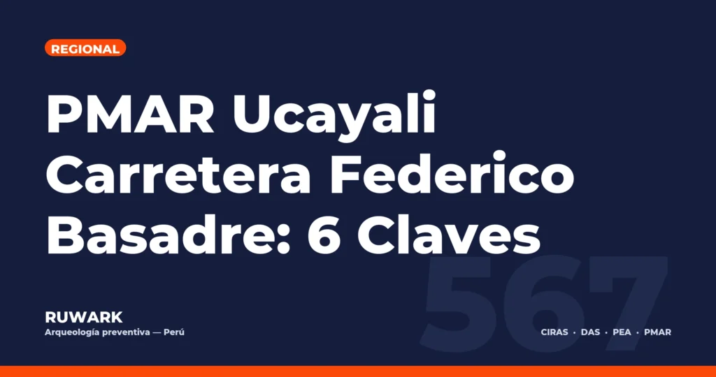 PMAR Ucayali Carretera Federico Basadre: 6 Claves — RUWARK