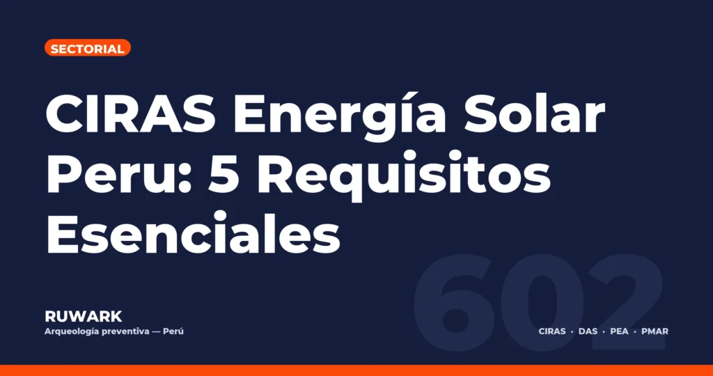 Portada blog 602 - CIRAS Energia Solar Peru: 5 Requisitos Esenciales