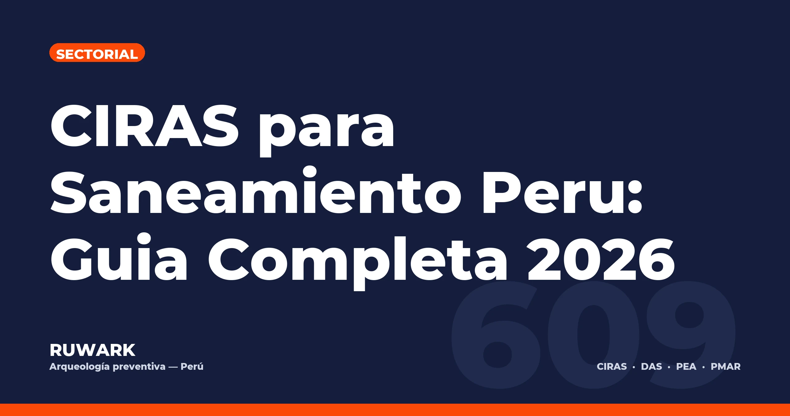 Portada blog 609 - CIRAS para Saneamiento Peru: Guia Completa 2026