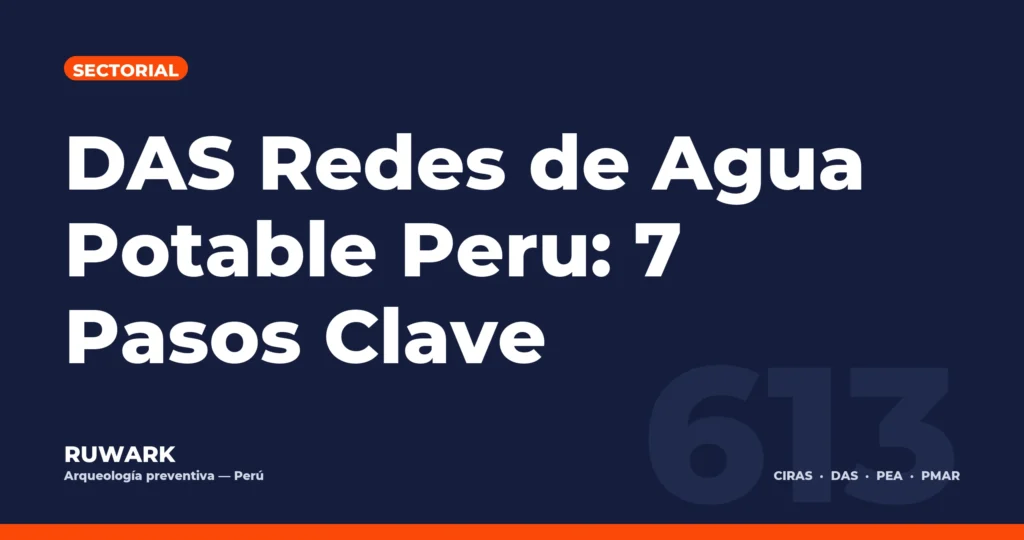 Portada blog 613 - DAS Redes de Agua Potable Peru: 7 Pasos Clave