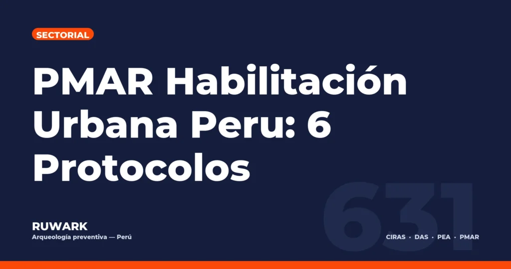 Portada blog 631 - PMAR Habilitacion Urbana Peru: 6 Protocolos