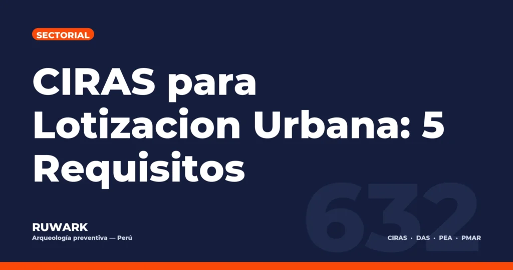 Portada blog 632 - CIRAS para Lotizacion Urbana: 5 Requisitos