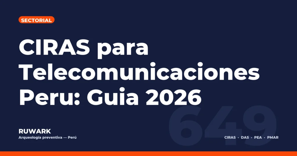 Portada blog 649 - CIRAS para Telecomunicaciones Peru: Guia 2026