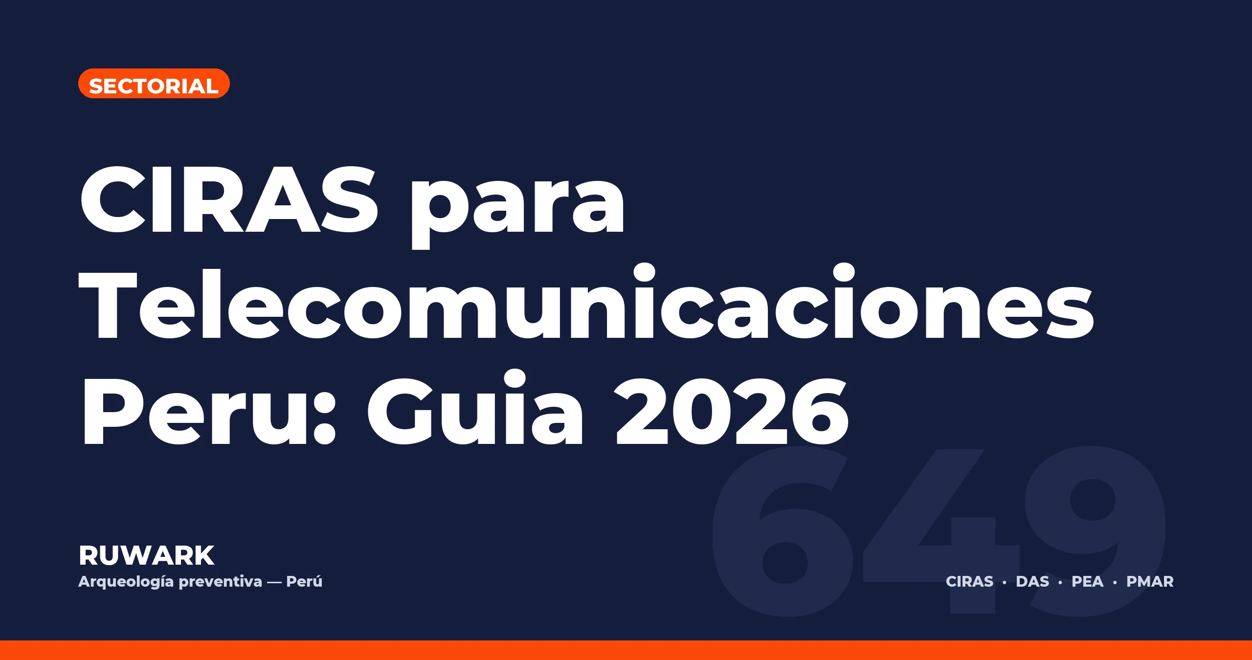 Portada blog 649 - CIRAS para Telecomunicaciones Peru: Guia 2026