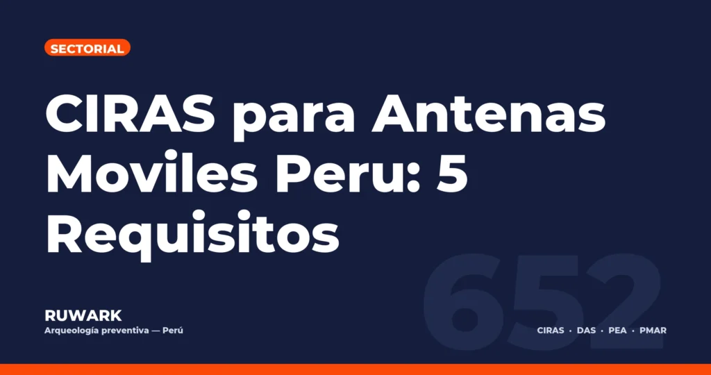 Portada blog 652 - CIRAS para Antenas Moviles Peru: 5 Requisitos