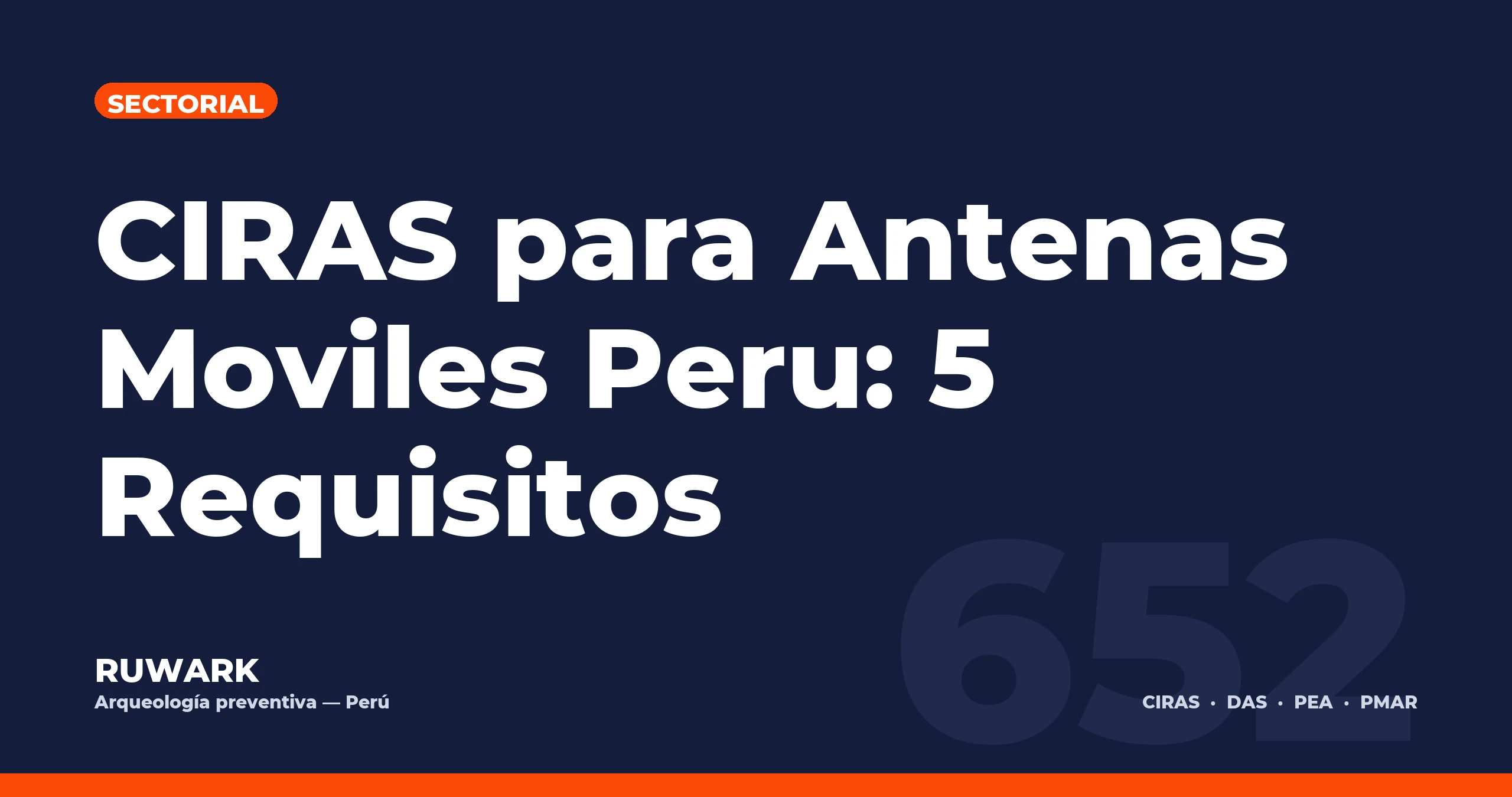 Portada blog 652 - CIRAS para Antenas Moviles Peru: 5 Requisitos