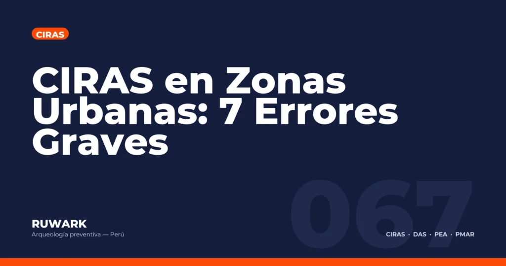 CIRAS en Zonas Urbanas: 7 Errores Graves — RUWARK