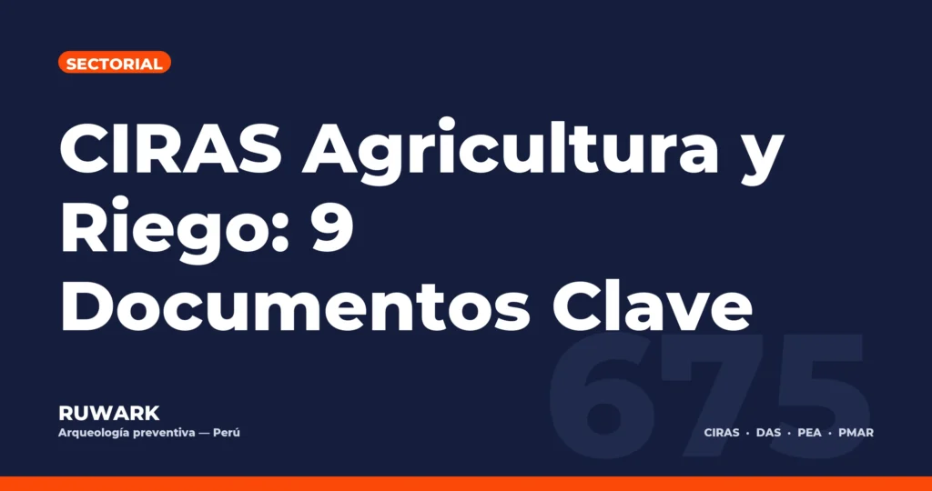 Portada blog 675 - CIRAS Agricultura y Riego: 9 Documentos Clave