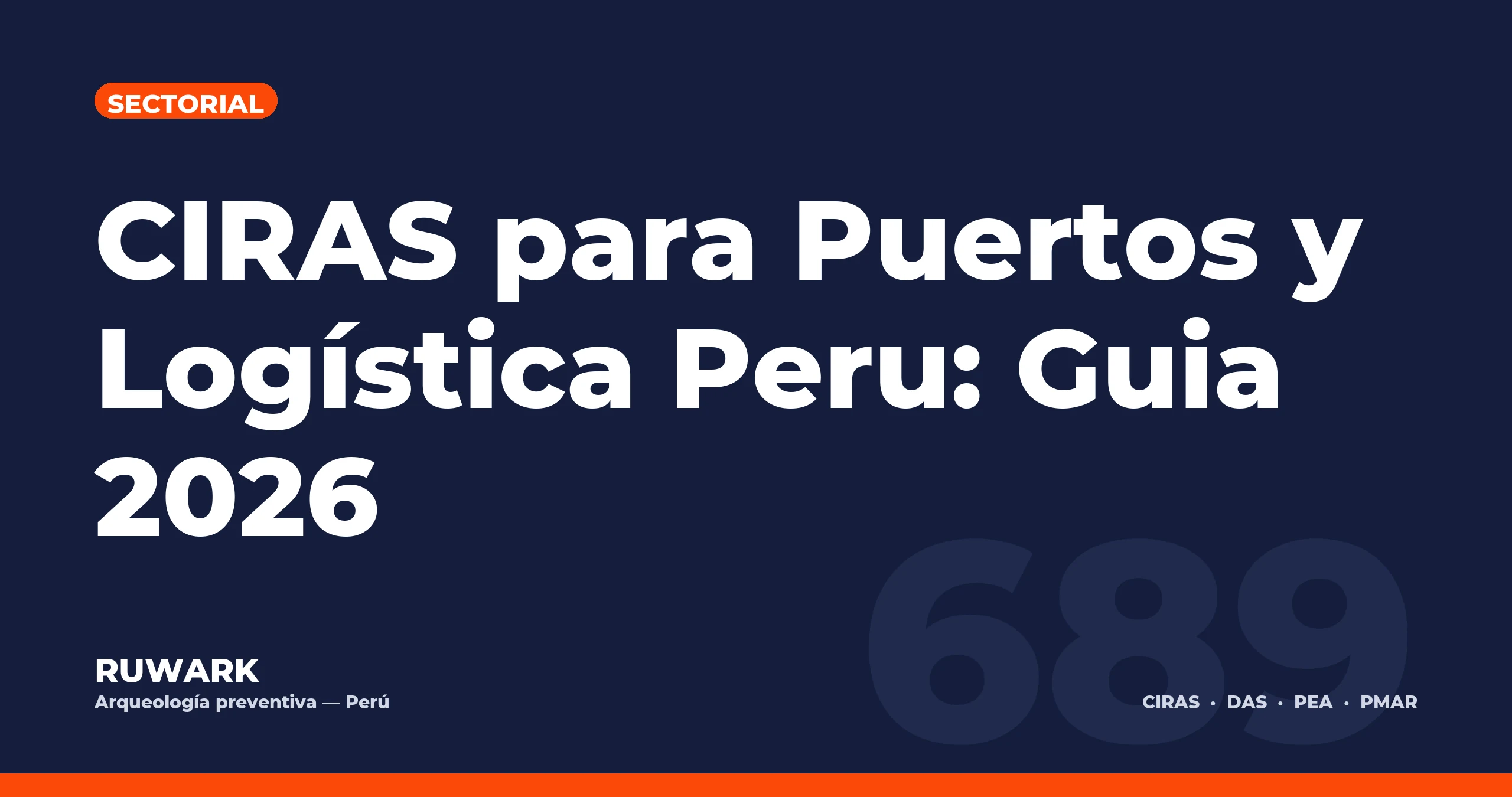 Portada blog 689 - CIRAS para Puertos y Logistica Peru: Guia 2026