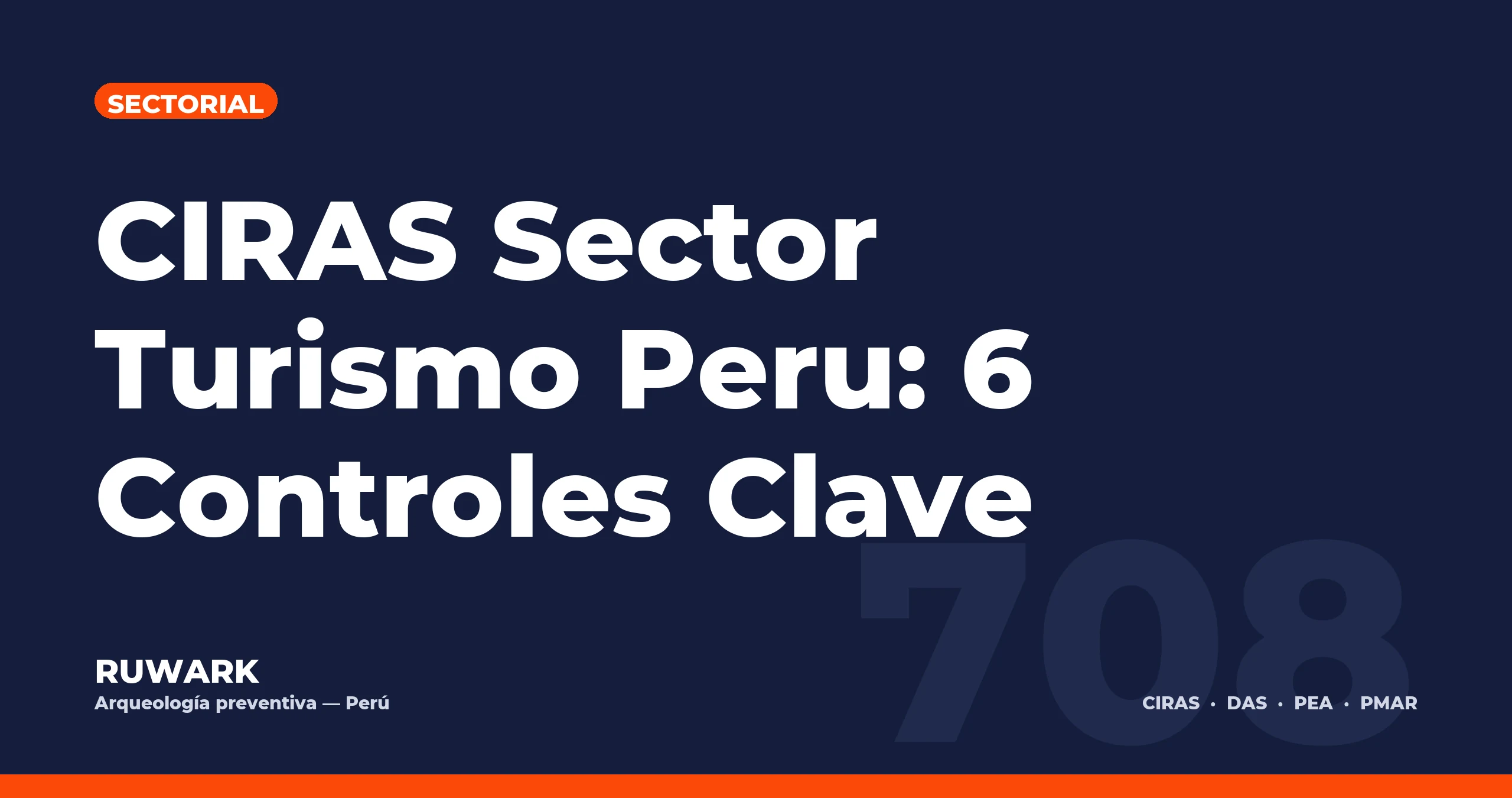 Portada blog 708 - CIRAS Sector Turismo Peru: 6 Controles Clave