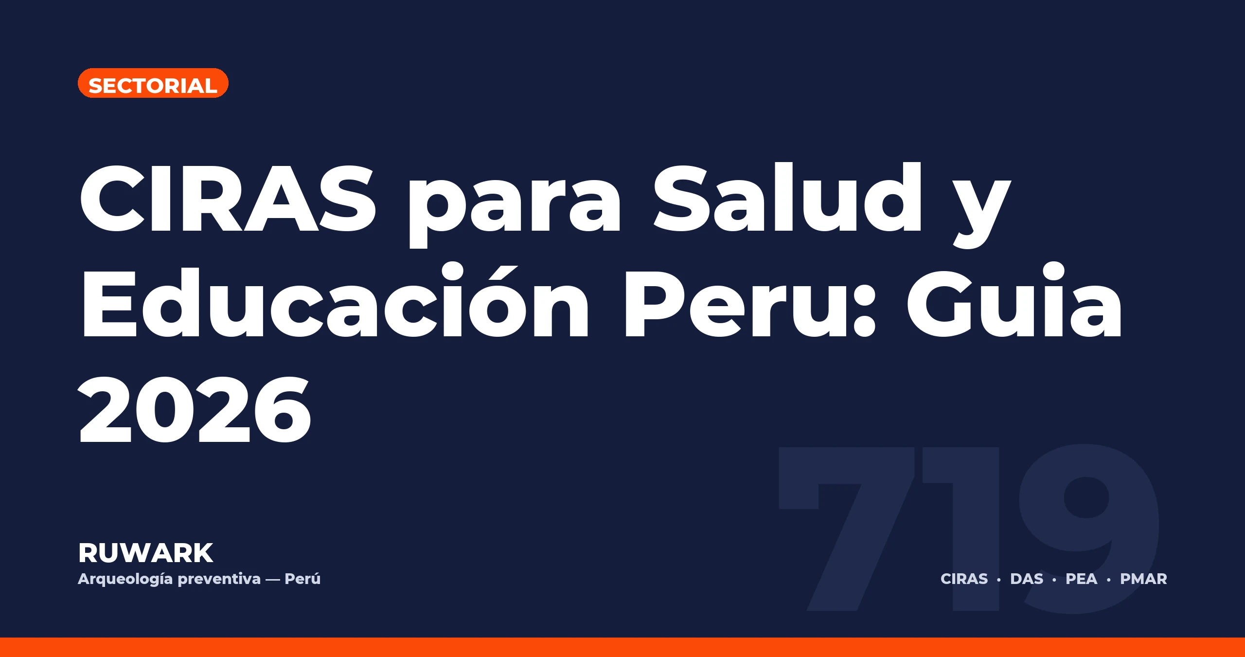 Portada blog 719 - CIRAS para Salud y Educacion Peru: Guia 2026