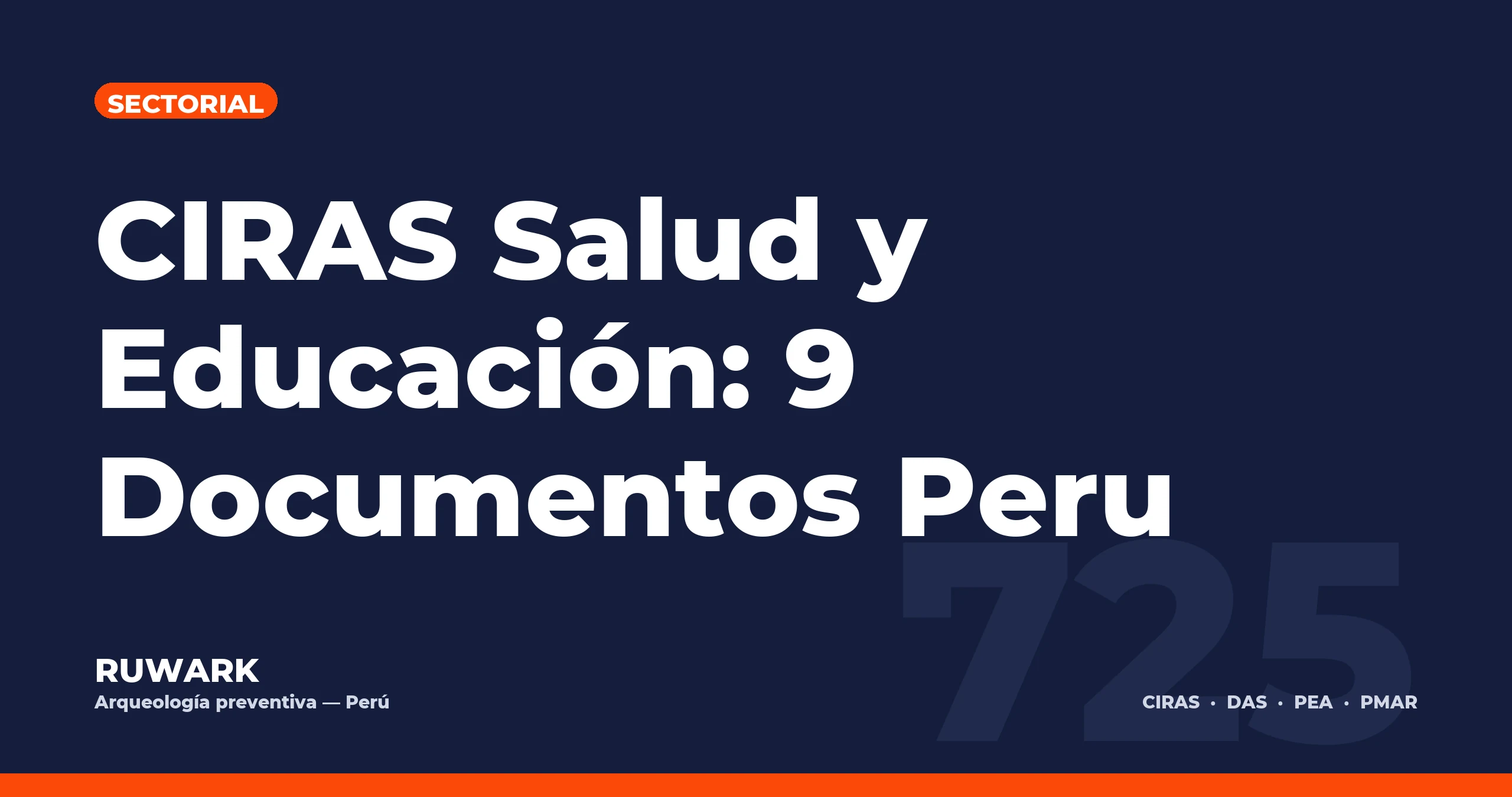 Portada blog 725 - CIRAS Salud y Educacion: 9 Documentos Peru