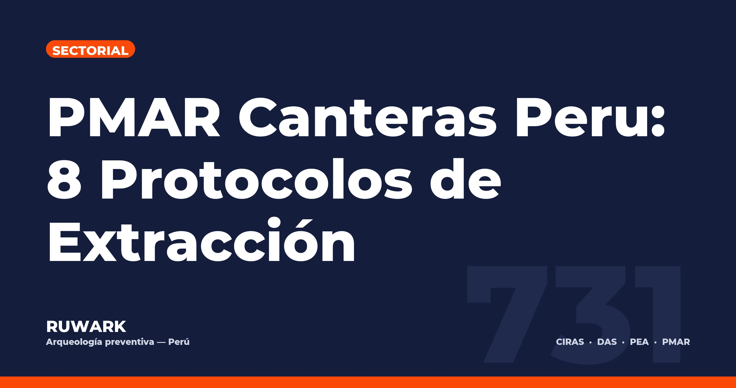 Portada blog 731 - PMAR Canteras Peru: 8 Protocolos de Extraccion