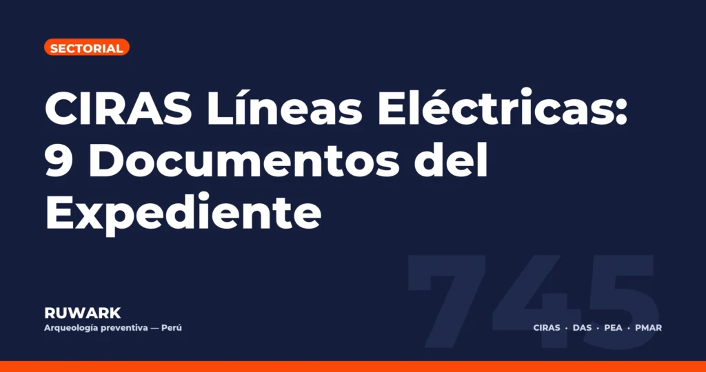 Portada blog 745 - CIRAS Lineas Electricas: 9 Documentos del Expediente