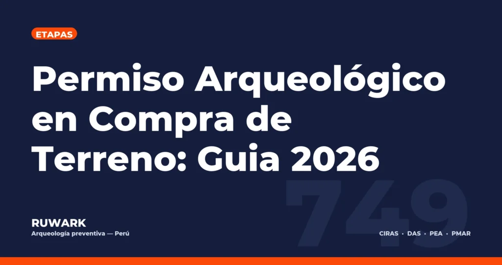 Portada blog 749 - Permiso Arqueologico en Compra de Terreno: Guia 2026