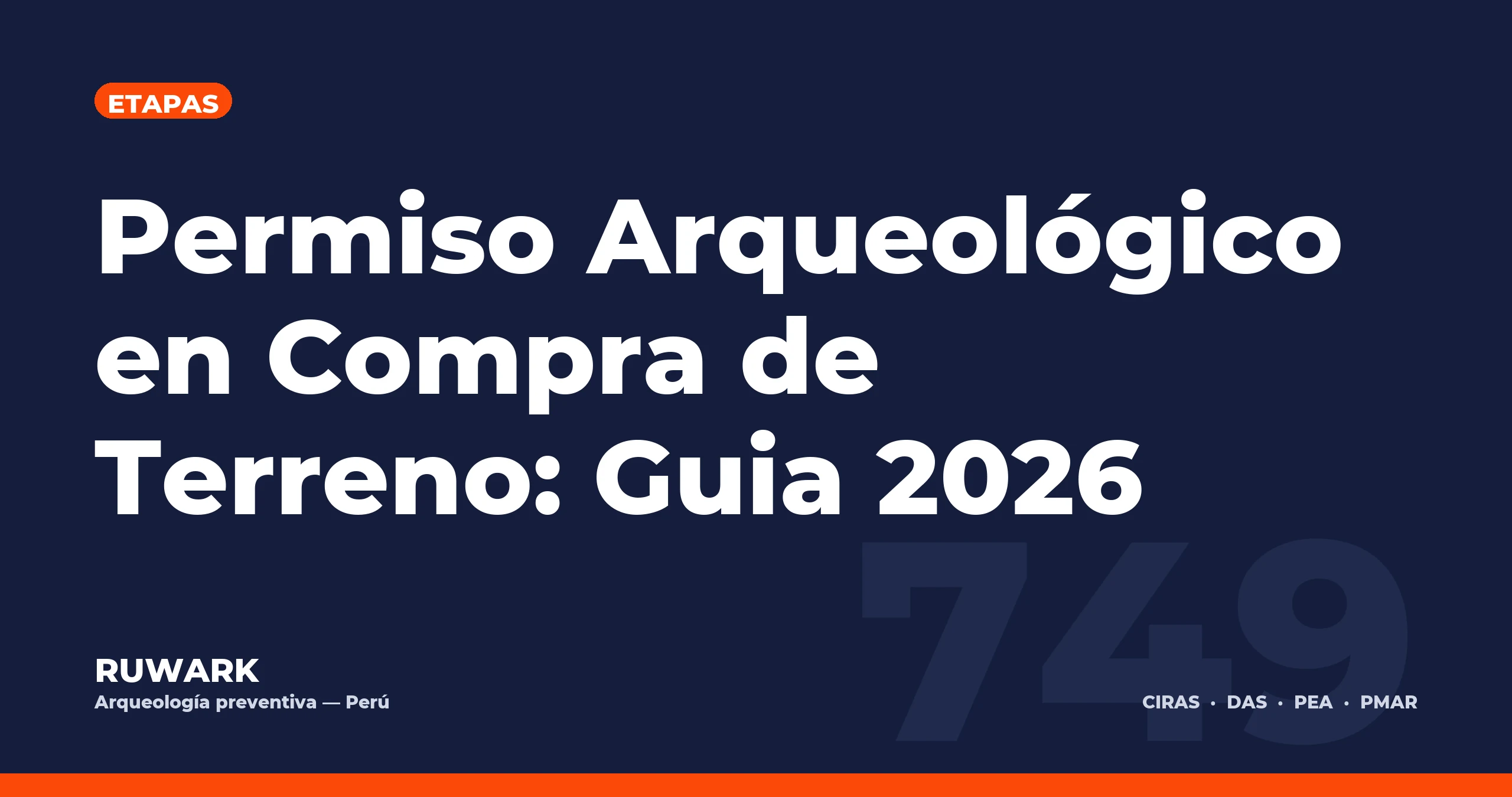 Portada blog 749 - Permiso Arqueologico en Compra de Terreno: Guia 2026