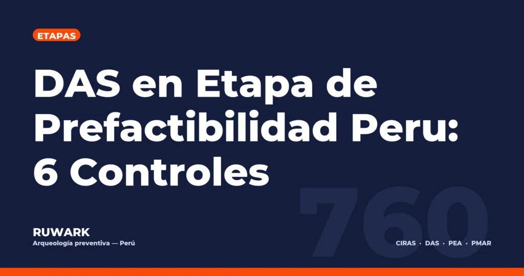 Portada blog 760 - DAS en Etapa de Prefactibilidad Peru: 6 Controles