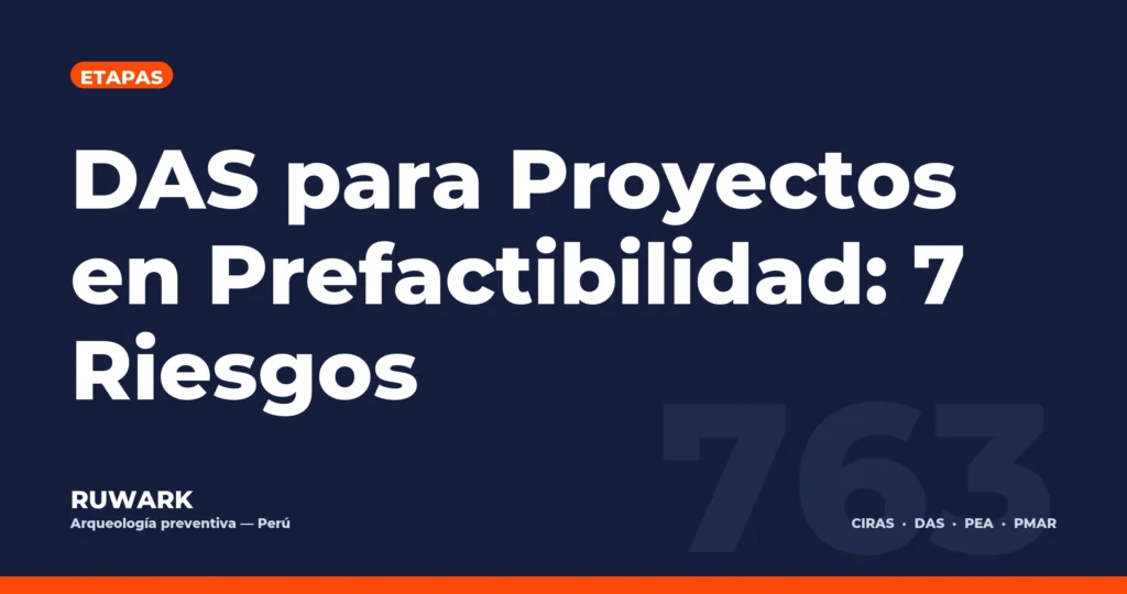 Portada blog 763 - DAS para Proyectos en Prefactibilidad: 7 Riesgos