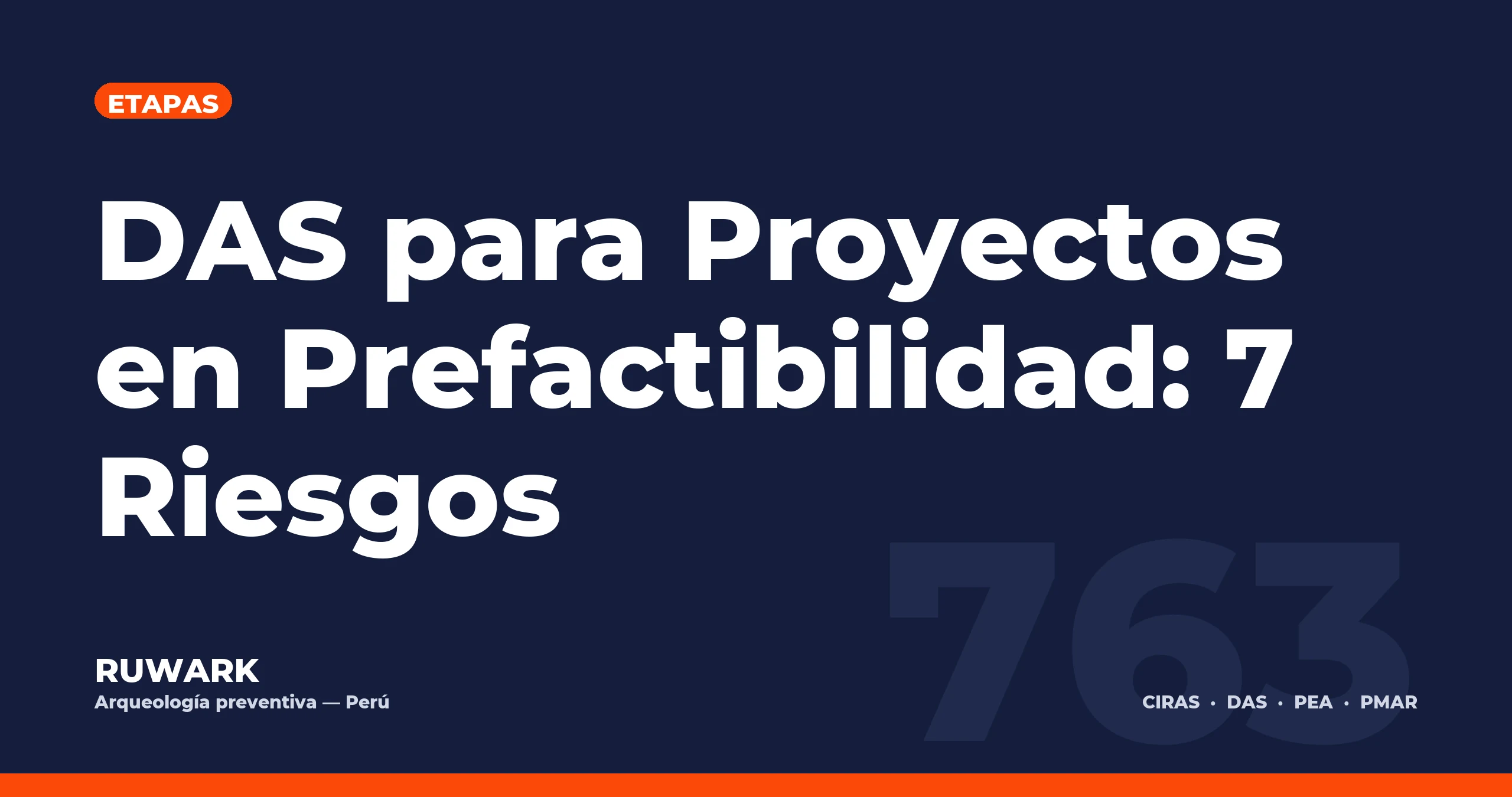 Portada blog 763 - DAS para Proyectos en Prefactibilidad: 7 Riesgos