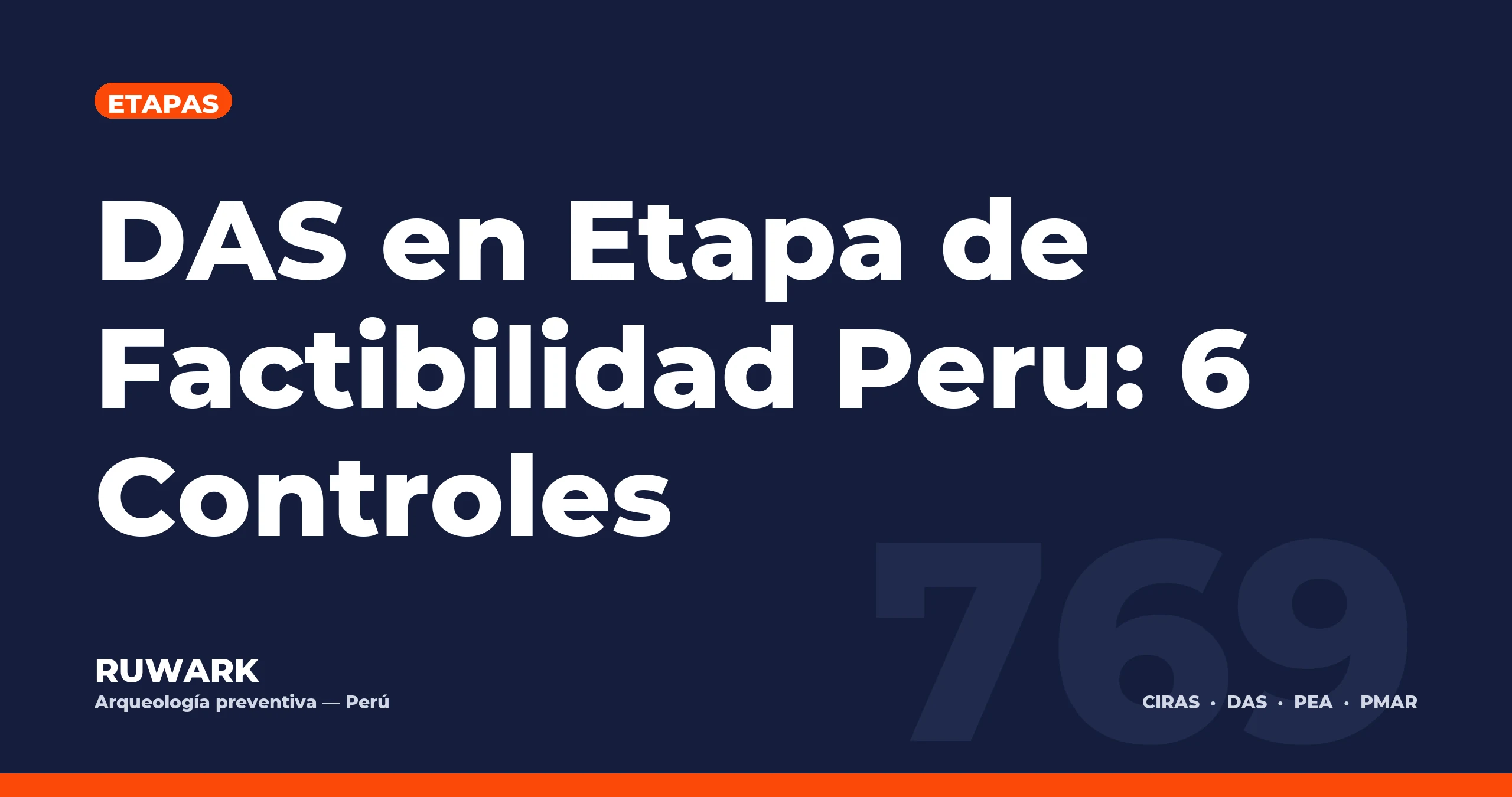 Portada blog 769 - DAS en Etapa de Factibilidad Peru: 6 Controles