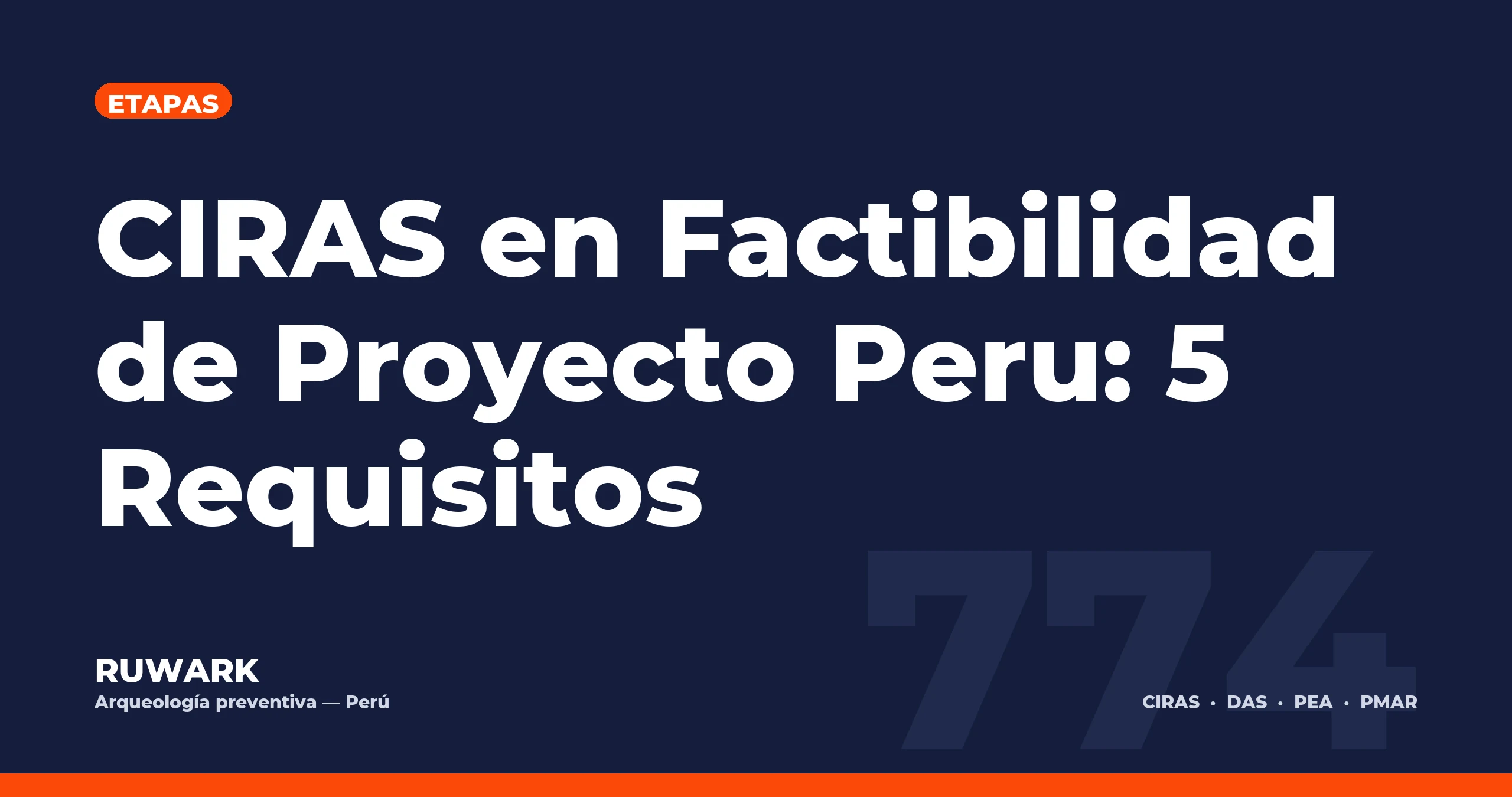 Portada blog 774 - CIRAS en Factibilidad de Proyecto Peru: 5 Requisitos