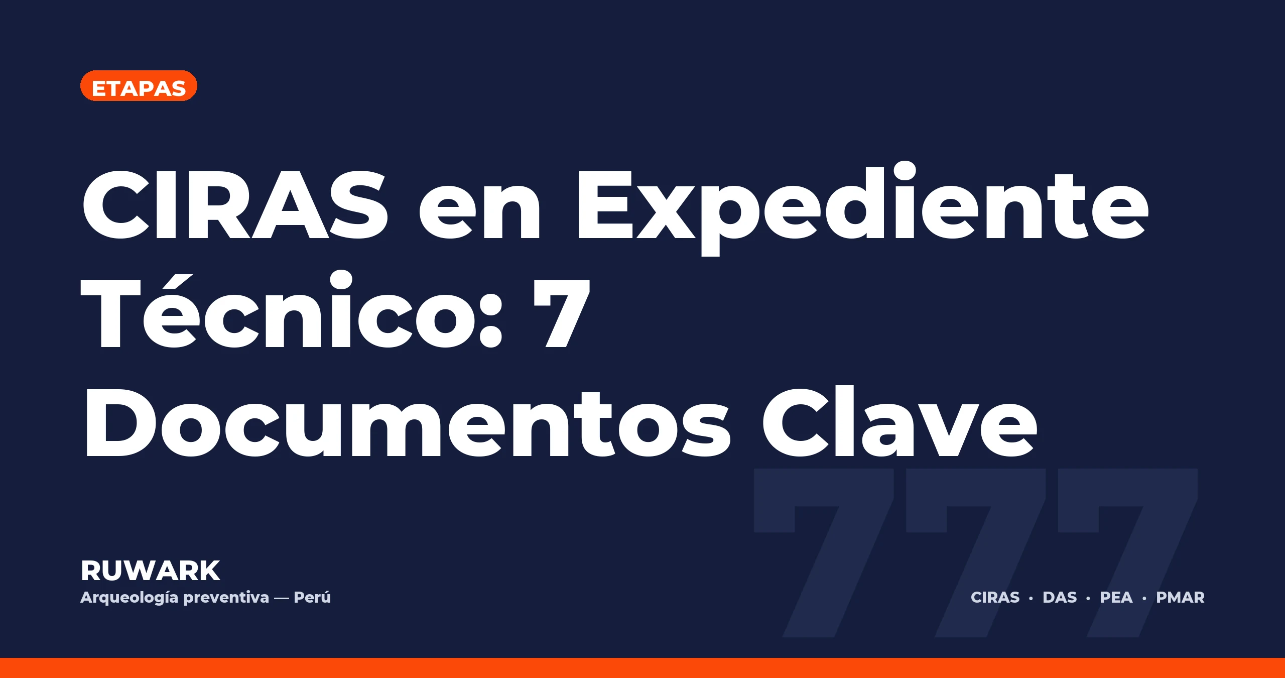 Portada blog 777 - CIRAS en Expediente Tecnico: 7 Documentos Clave