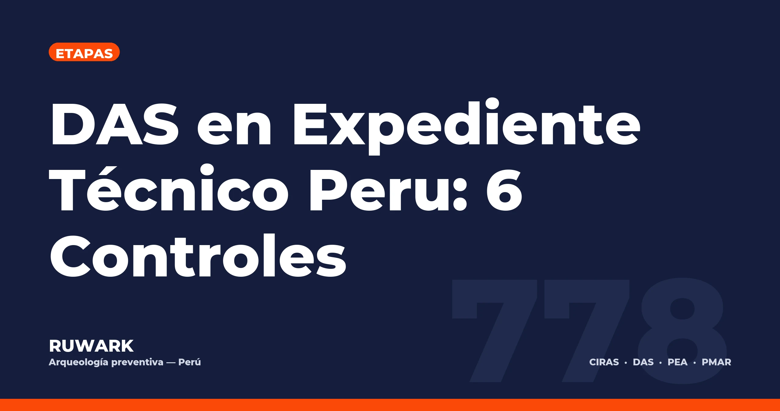 Portada blog 778 - DAS en Expediente Tecnico Peru: 6 Controles