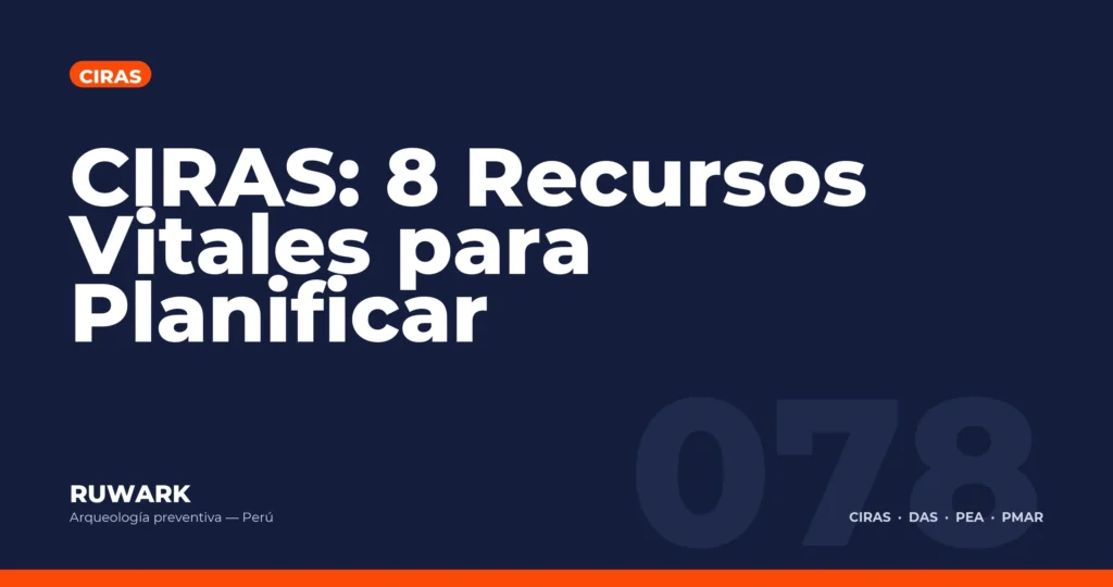 CIRAS: 8 Recursos Vitales para Planificar — RUWARK