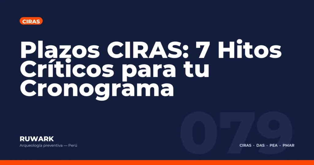 Plazos CIRAS: 7 Hitos Criticos para tu Cronograma — RUWARK