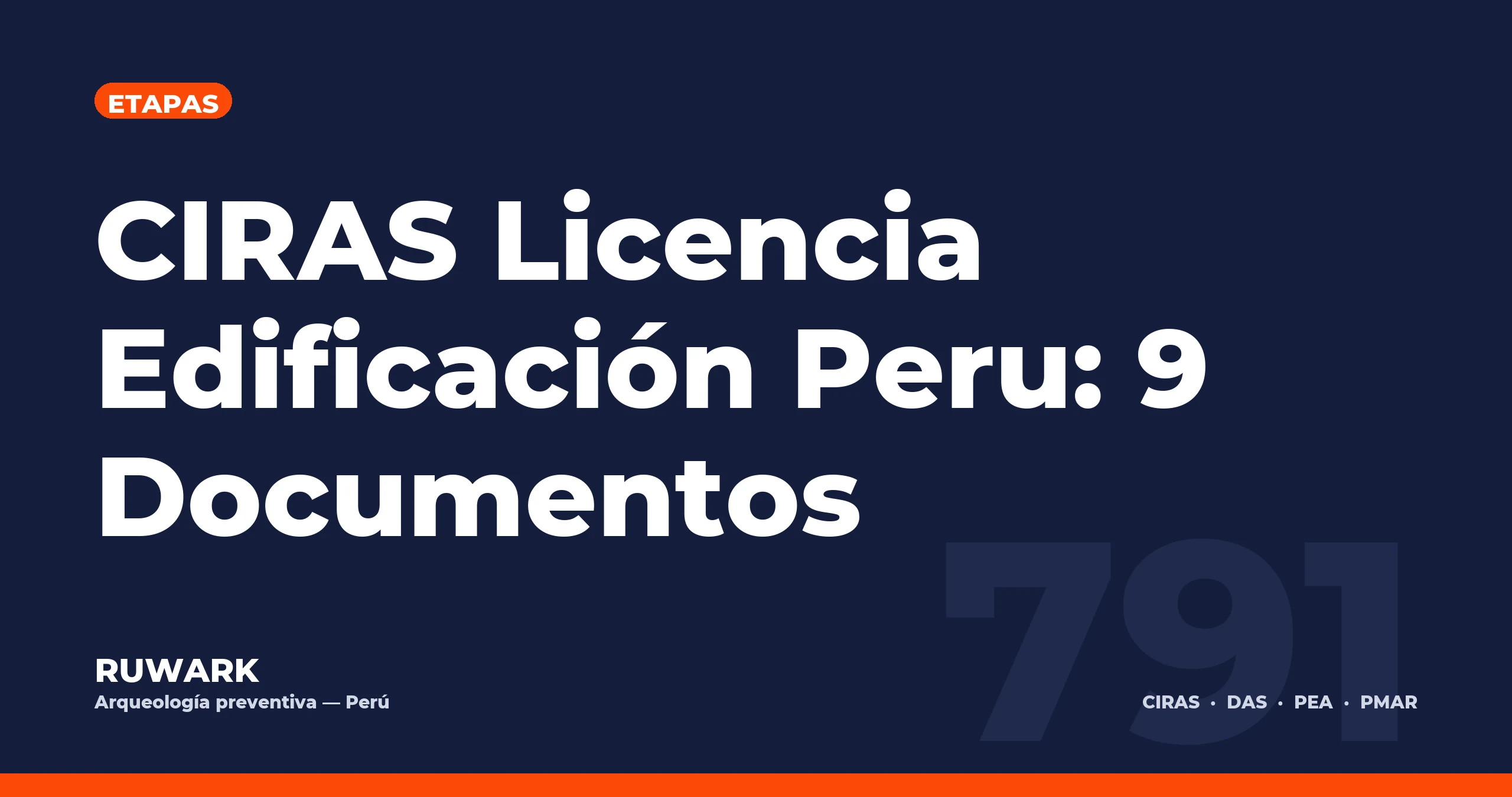 Portada blog 791 - CIRAS Licencia Edificacion Peru: 9 Documentos